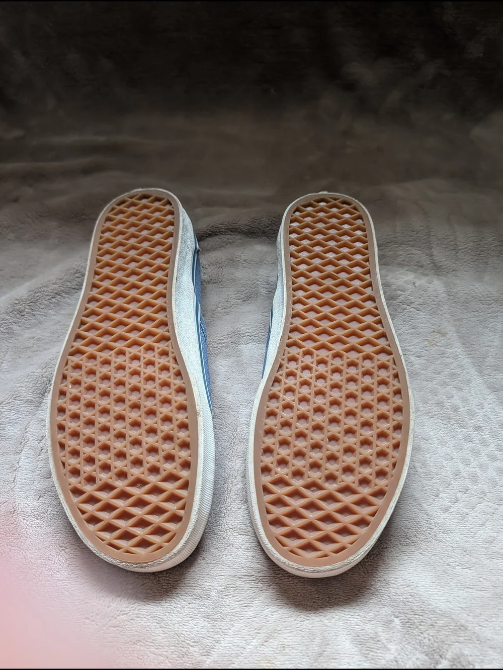 Vans Slip-On Canvas Loafers in Slate Blue